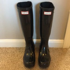 Black Tall HUNTER Boots 🖤